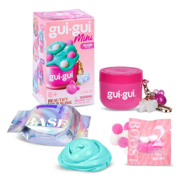 Gui Gui DIY Mini Beautified Slime Kit Keychain (1 Jar) Style Ships Assorted - Image 3