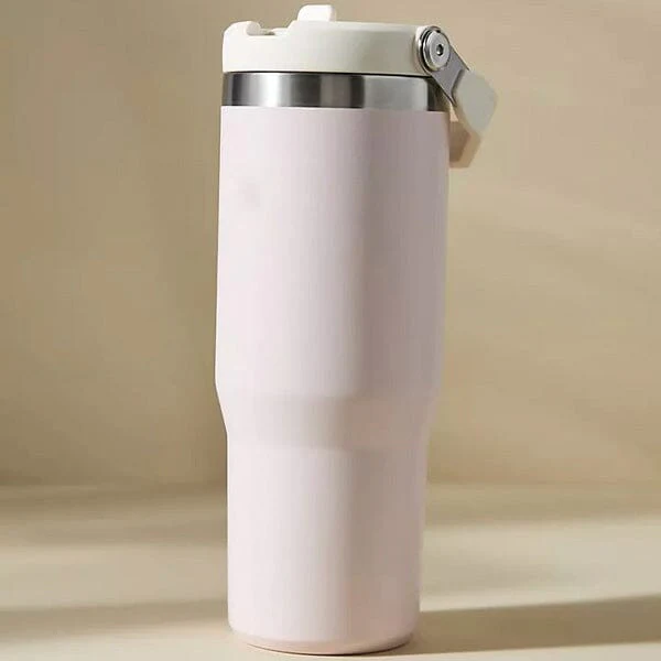 HydriEase 30oz Insulated Cup w/ Flip Straw (Multiple Colors) - Image 3