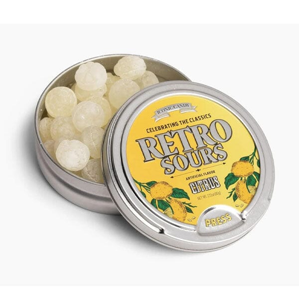 Iconic Candy Retro Sours Tin (60g) Multiple Flavors - Image 2