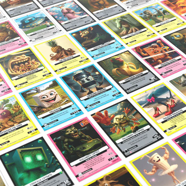 Italian Brainrot TCG: Alpha Series "Psychedelic Universe" Collection Bundle (3 Packs of 7 Cards) - Image 2