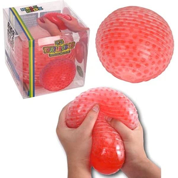 Kelz Kidz Jumbo Textured Squishy Stress Ball (1pc) – Giant Sensory Fidget Toy for Stress Relief