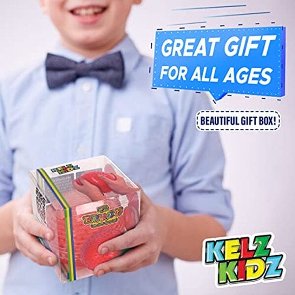Kelz Kidz Jumbo Textured Squishy Stress Ball (1pc) – Giant Sensory Fidget Toy for Stress Relief - Image 2