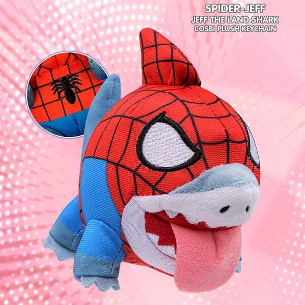 Marvel Jeff the Land Shark Cosbi Keychain Plush Toy Pendant Blind Box (1pc)