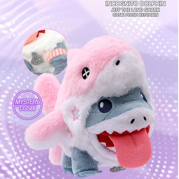 Marvel Jeff the Land Shark Cosbi Keychain Plush Toy Pendant Blind Box (1pc) - Image 6
