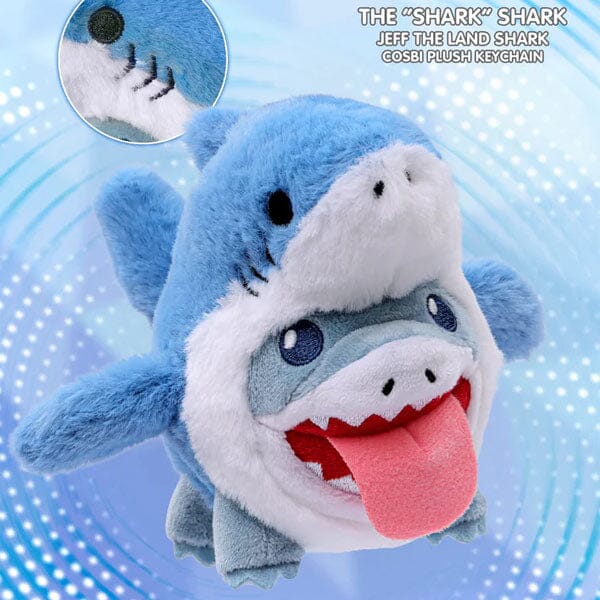 Marvel Jeff the Land Shark Cosbi Keychain Plush Toy Pendant Blind Box (1pc) - Image 8