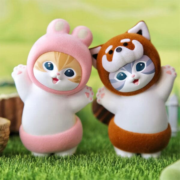 MINISO x Mofusand: Fluffy Party Series Flocked Collectible Figurine Blind Box (1pc) - Image 3