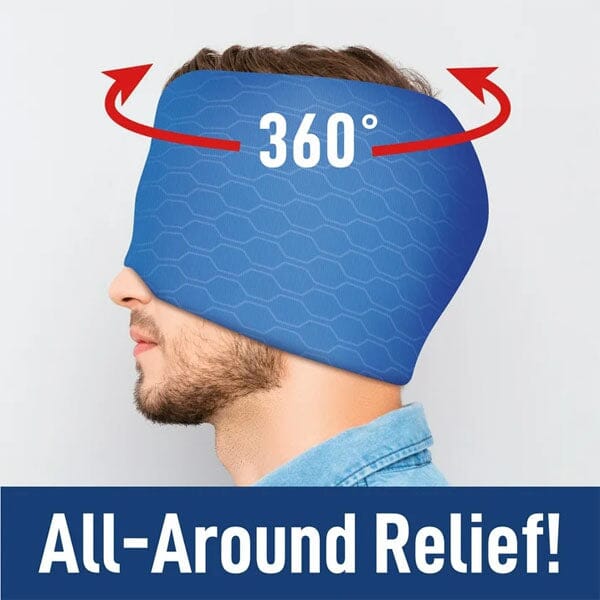 Miracle Headache Relief Cap 360° Gel Cooling & Compression - Image 7
