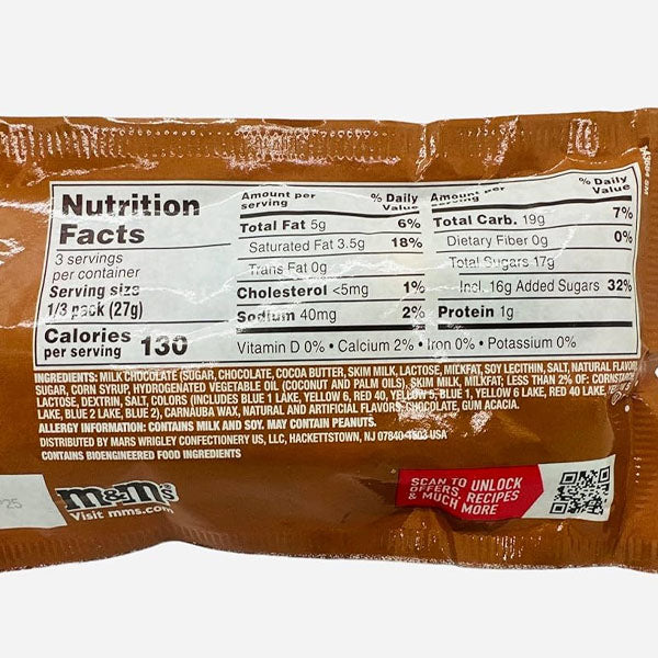 M&M's Caramel Cold Brew Special Edition Chocolate Candy Pouch (2.83oz) - Image 3