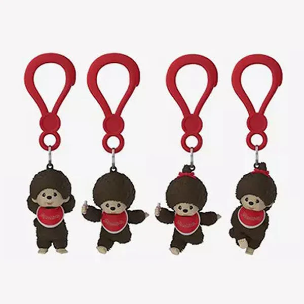 Monchhichi Flocked Backpack Pendant Hanger Blind Box (1pc) - Image 3