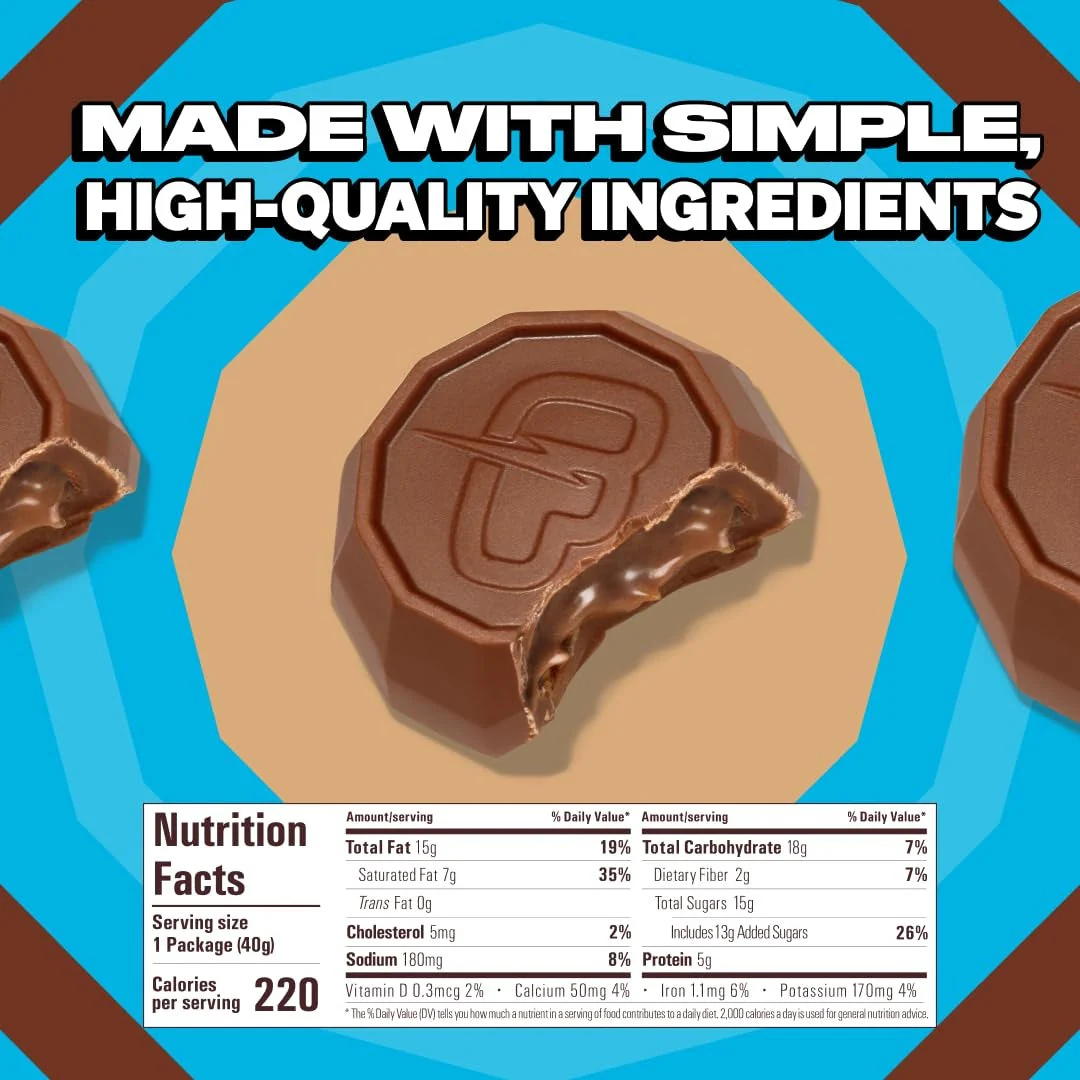 MrBeast Feastables Creamy Hazelnut Chocolate Cups - 1.41oz - Image 6