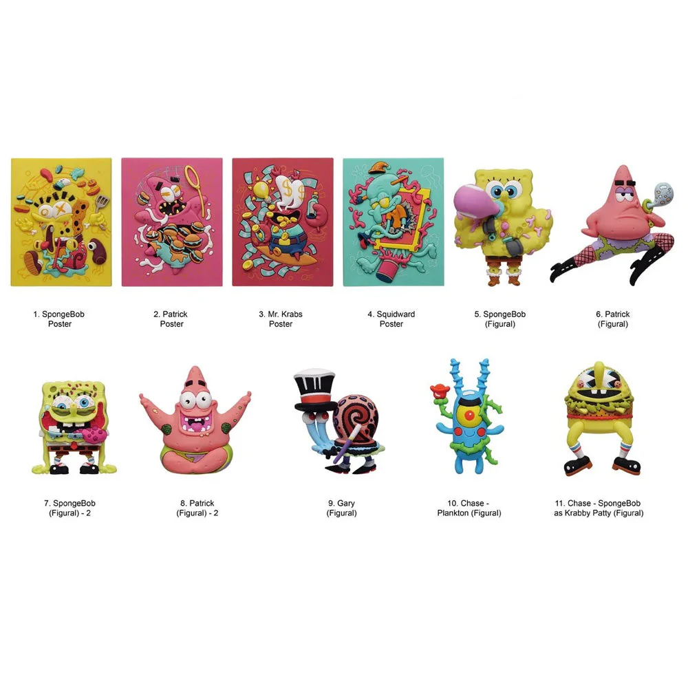 Nickelodeon: SpongeBob SquarePants 3D Series 7 Foam Bag Clip Blind Bag (1pc) - Image 2