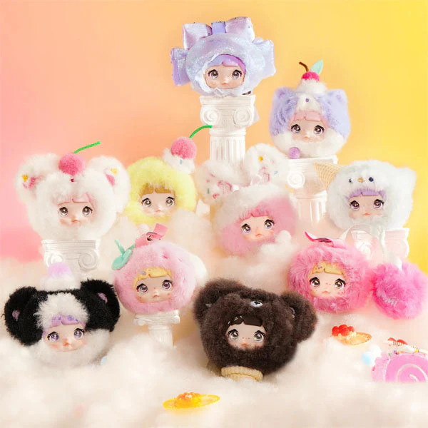 Nommi 100% Sweetness Series Kawaii Plush Doll Keychain Blind Box (1pc) - Image 2