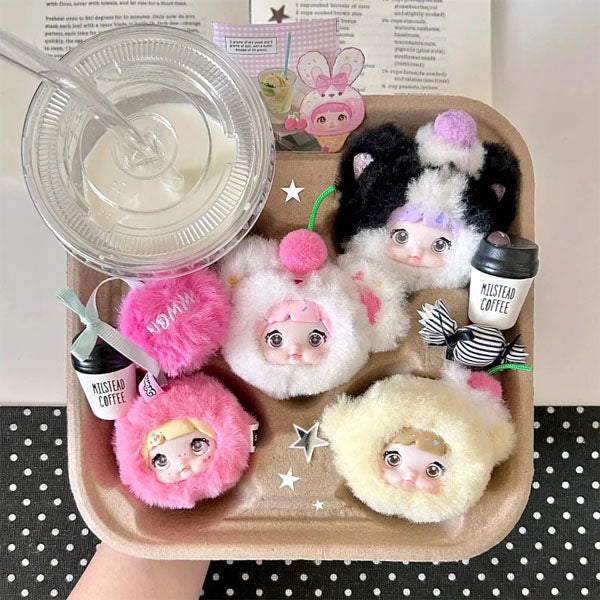 Nommi 100% Sweetness Series Kawaii Plush Doll Keychain Blind Box (1pc) - Image 3