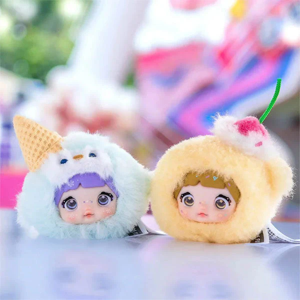 Nommi 100% Sweetness Series Kawaii Plush Doll Keychain Blind Box (1pc) - Image 4