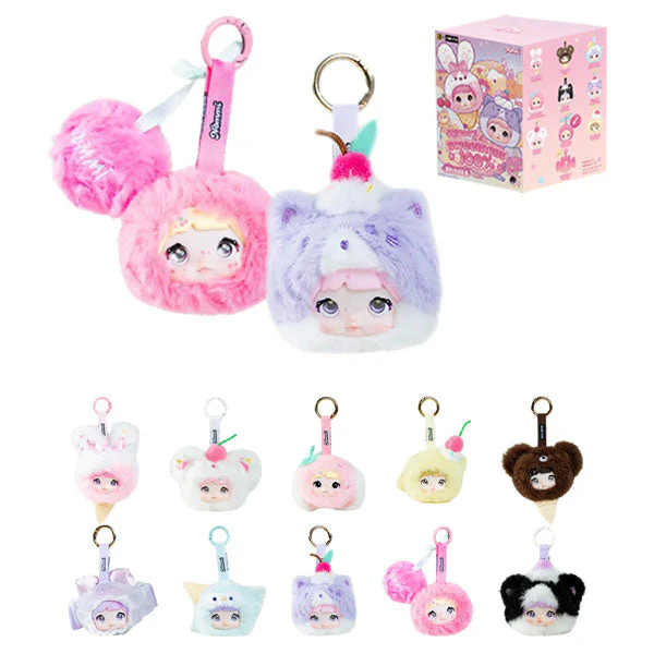 Nommi 100% Sweetness Series Kawaii Plush Doll Keychain Blind Box (1pc) - Image 9