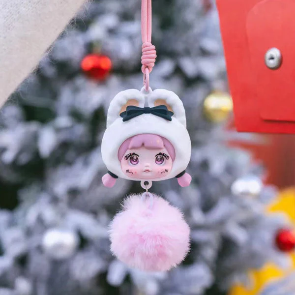 Nommi Forest Melodies Silicone Earbud Case Plush Animal Keychain Blind Box (1pc) - Image 4