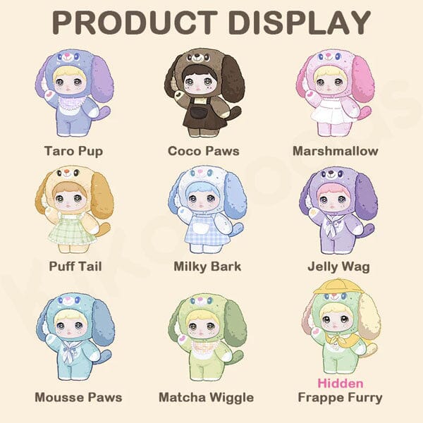 Nommi Puppy Diary Series Kawaii Plush Doll Blind Box (1pc) - Image 11