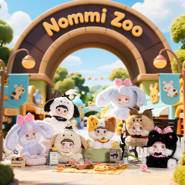Nommi Sitting Zoo Series Kawaii Plush Doll Blind Box (1pc) - Image 2