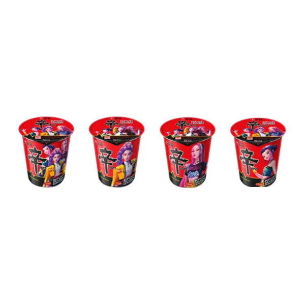 Nongshim Shin Ramyun KPop Demon Hunters Character Noodle Cups (65g) - Image 2