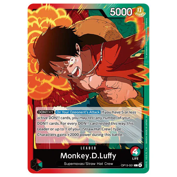 One Piece Card Game Carrying On His Will Op-13 Booster Pack (1 Pack of 12 Cards) - Image 3