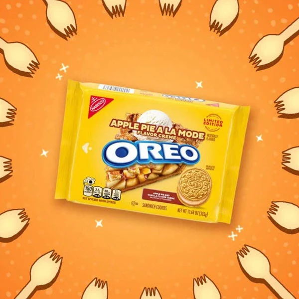 Oreo Apple Pie a la Mode Sandwich Cookies – (10.68oz) - Image 4