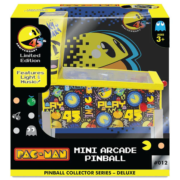 Pac-Man 45th Anniversary Edition Collector Series Mini Tabletop Arcade Pinball - Image 5