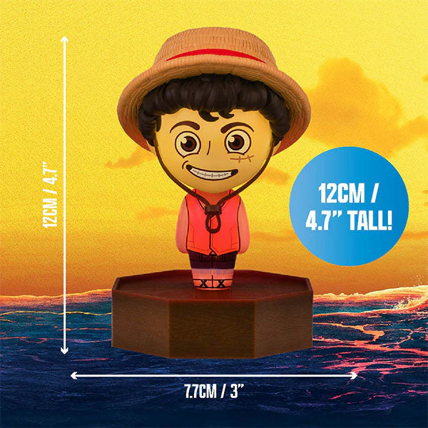 Paladone Icon Lights One Piece Anime Luffy Mini 5" Novelty Tabletop Lamp - Image 3