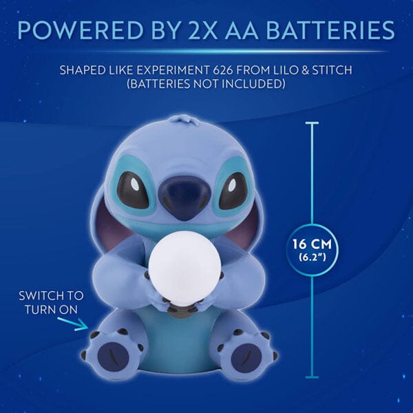 Paladone Disney's Lilo & Stitch 6" Novelty Tabletop Lamp - Image 6