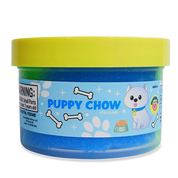 PeachyBbies Novelty Slime Fidget Putty (7oz Jar) "Puppy Chow" Icee Slime - Image 3