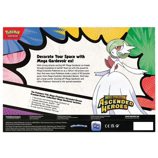 Pokémon TCG: Mega Evolution Ascended Heroes Premium Poster Collection (100 Cards + Giant Poster) - Image 2