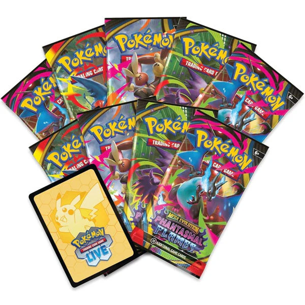 Pokémon TCG: Mega Evolution ME02 Phantasmal Flames Elite Trainer Box - Image 3