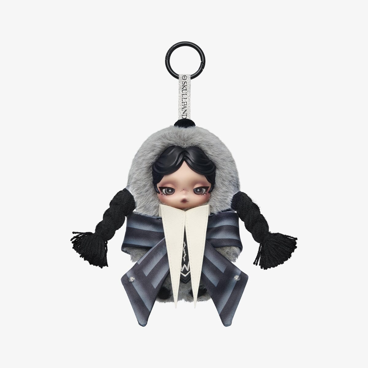 Pop Mart SKULLPANDA × Wednesday Plush: Nevermore Academy Uniform Version