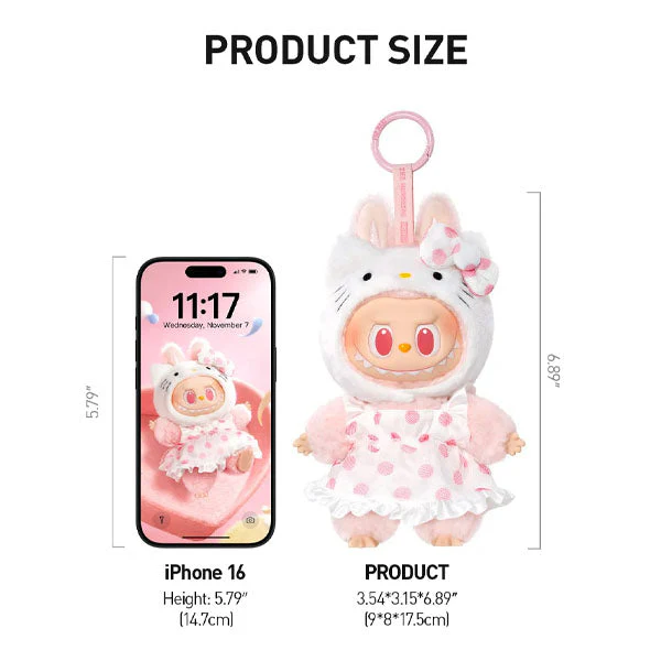 Pop Mart: THE MONSTERS x Sanrio Hello Kitty and Friends Series Plush Keyring Figurine Blind Box (1pc) - Image 10