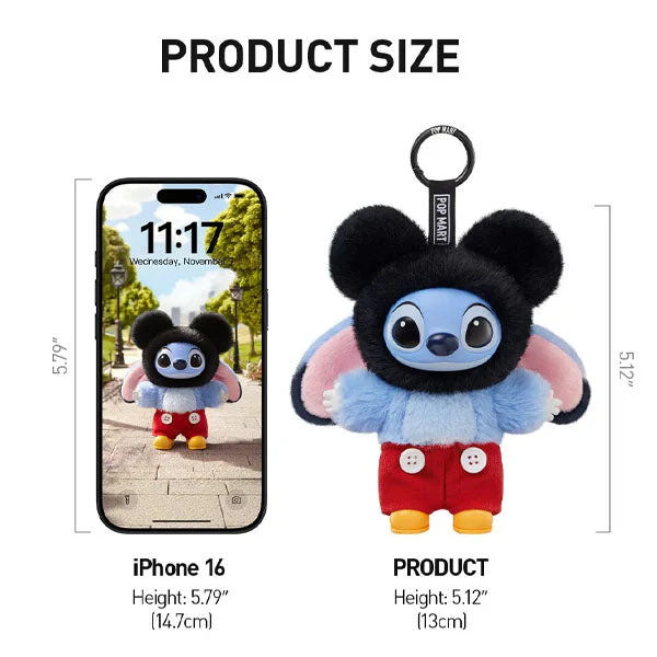 Pop Mart x Disney: Stitch Adventure Series Plush Keychain Blind Box (1pc) - Image 10