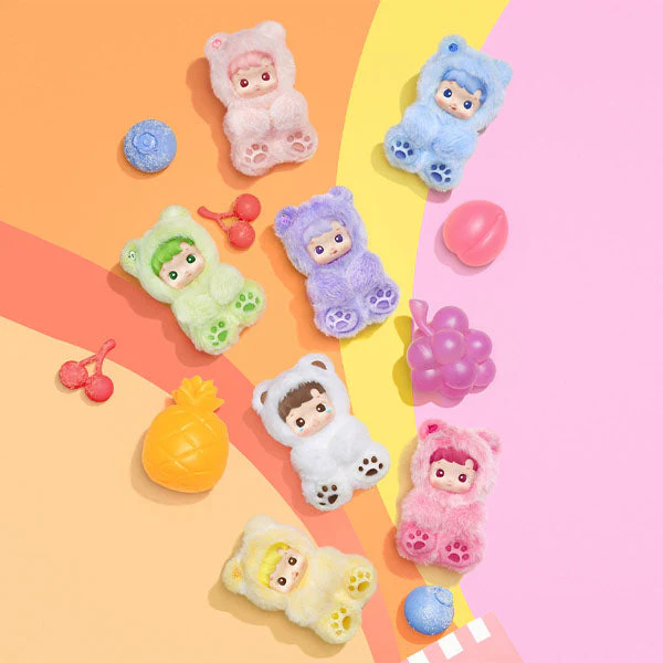 Pop Mart x HACIPUPU: Gummy Bear Series Plush Pendant Keychain Blind Box (1pc) - Image 2