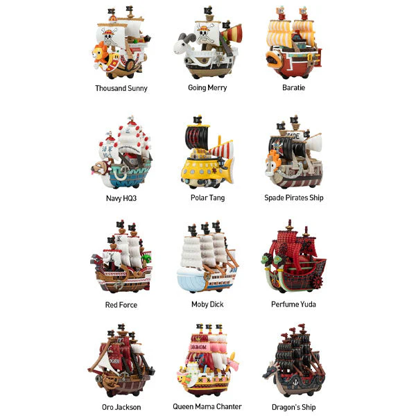 Pop Mart x One Piece: The Grand Line Series Collectible Vehicles Figurine Blind Box (1pc) - Image 8
