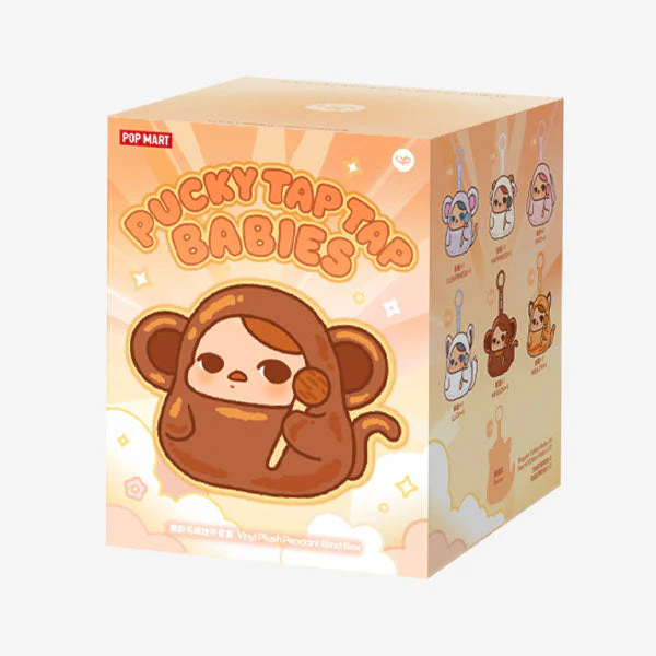Pop Mart x PUCKY: Tap Tap Babies Series Plush Pendant Keyring Blind Box (1pc) - Image 12