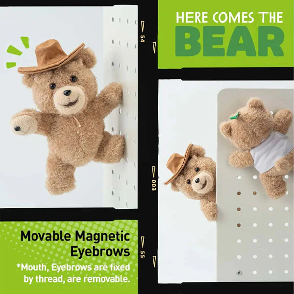 Pop Mart x Ted 2: Teddy Bear Action Series Posable Plush Keychain Blind Box (1pc) - Image 12