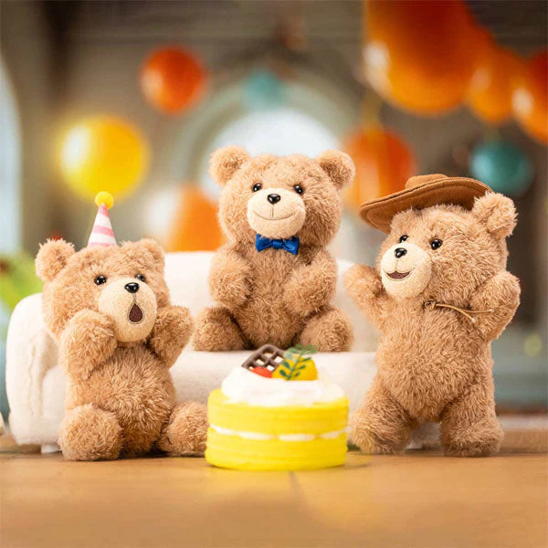 Pop Mart x Ted 2: Teddy Bear Action Series Posable Plush Keychain Blind Box (1pc) - Image 4