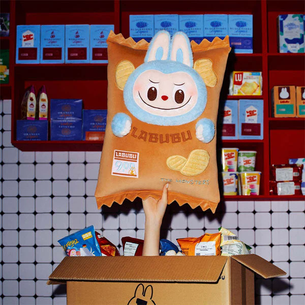 Pop Mart x THE MONSTERS: Wacky Mart Labubu Chips Giant 22" Plush Doll Pillow (1pc) - Image 2