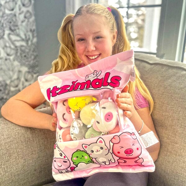 Itzimals Kawaii Snack Pillow Assorted Plush Animal Bag (Multiple Styles) - Image 15