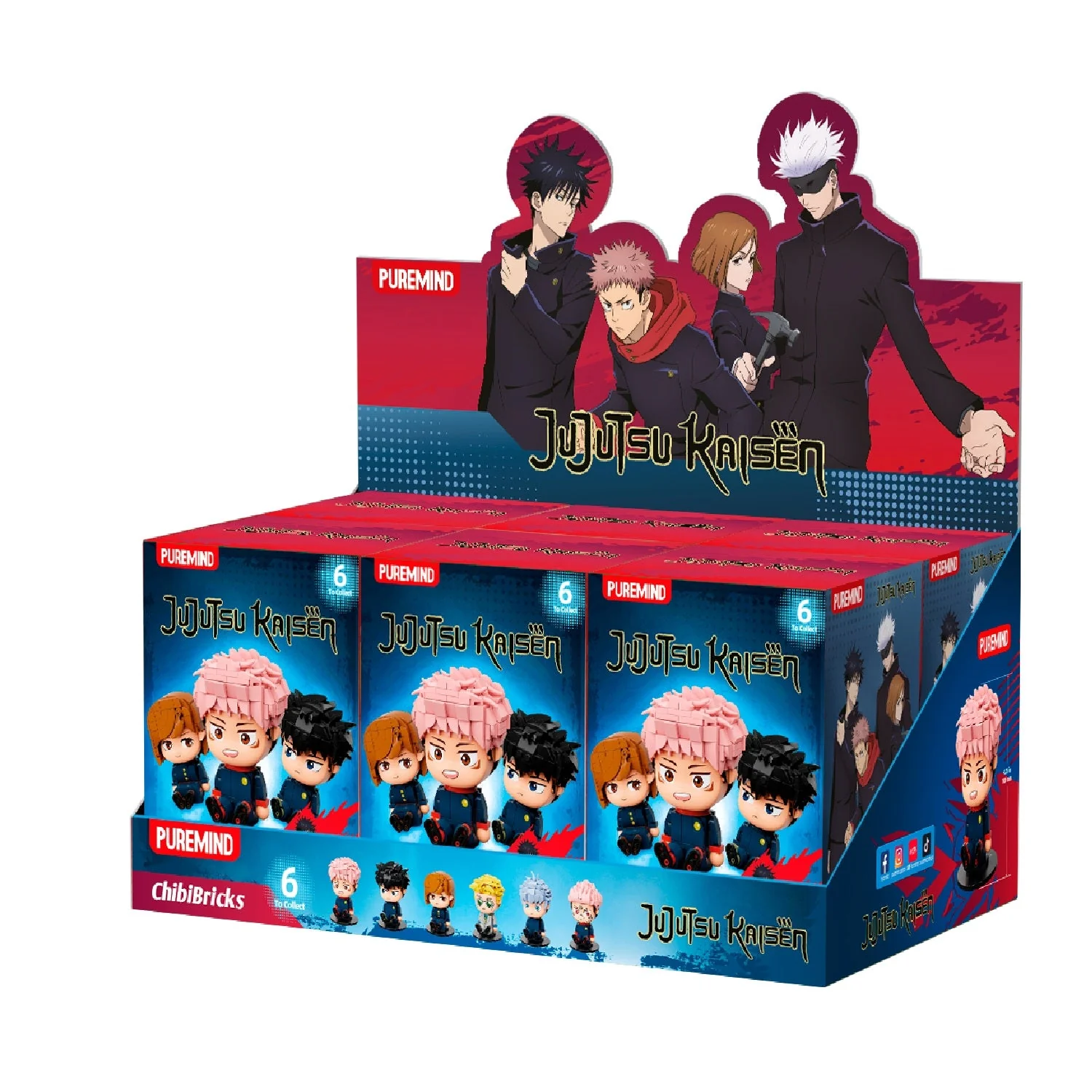 Puremind Jujutsu Kaisen ChibiBricks Blind Box (1pc) - Image 3