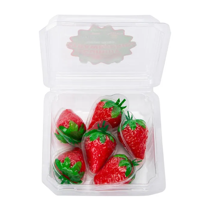 Raindrops Gummy: Liquid Filled Strawberries Gummy - 3.8oz - Image 2