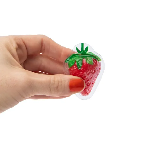 Raindrops Gummy: Liquid Filled Strawberries Gummy - 3.8oz - Image 3