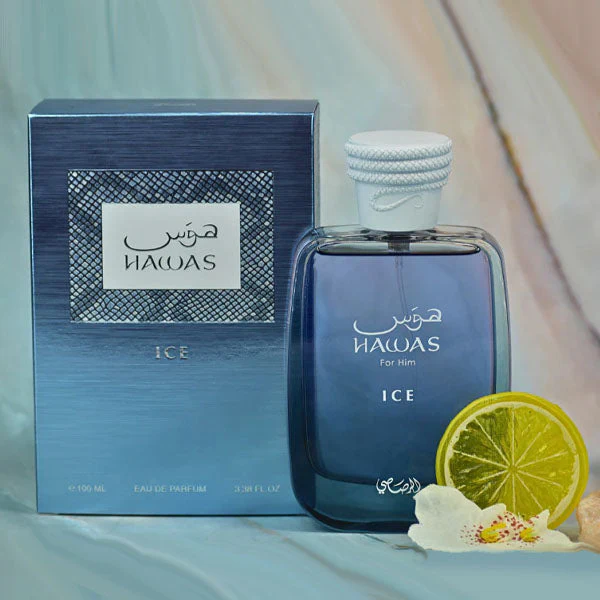 Rasasi Hawas Ice Eau de Parfum Men's Cologne Spray Bottle (100mL) - Image 2