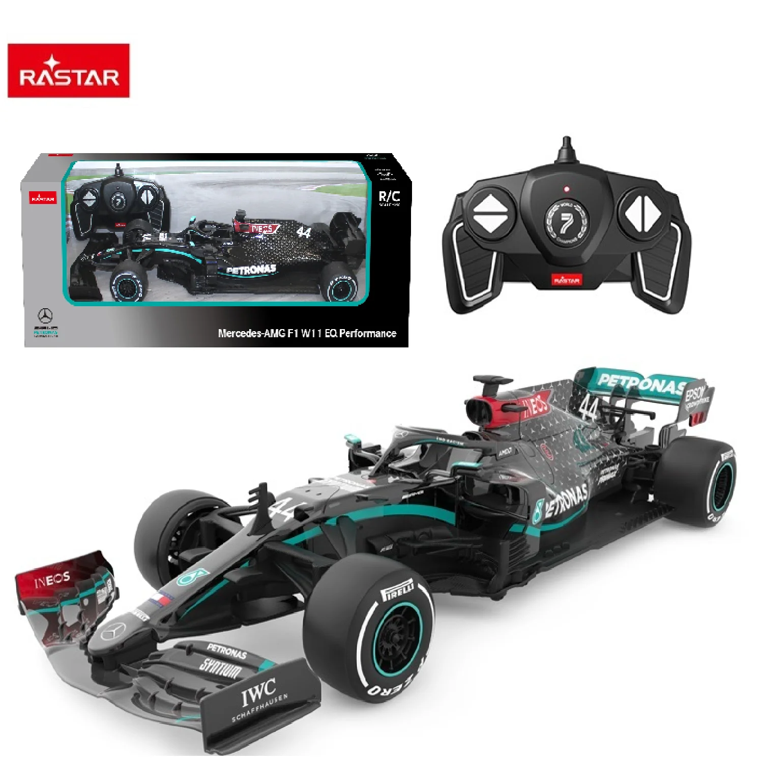 Rastar R/C 1:18 Mercedes-AMG F1 W11 EQ Performance – Remote Control Formula 1 Race Car