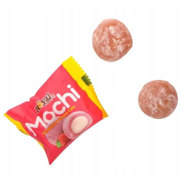 Royal Family Mochi Rice Treats (12pc) Strawberry Cheesecake - Image 3