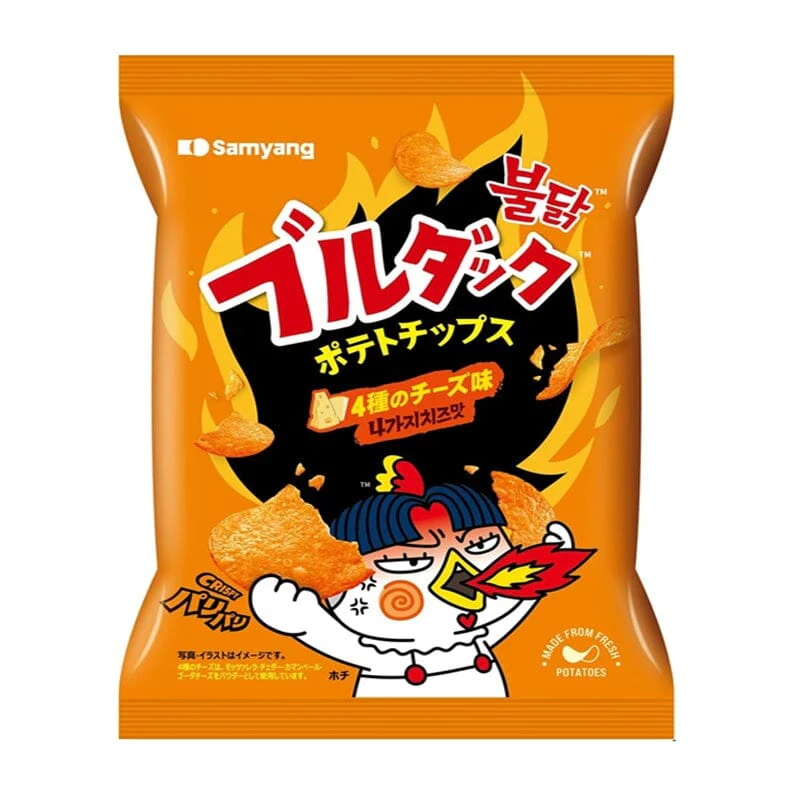 Samyang Buldak Quattro Cheese Potato Chips (55g)