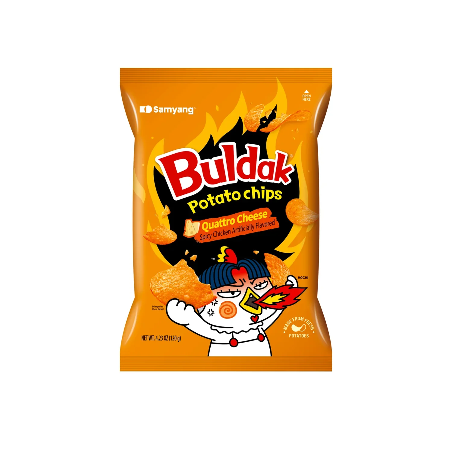 Samyang Buldak Quattro Cheese Potato Chips