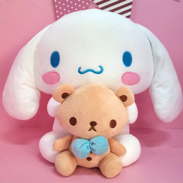 Sanrio Cinnamoroll With Teddy Bear Friend Large 20" Plush Toy - Image 2